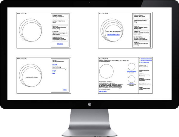 <b>EXPLORATIONS</b> : … and the resulting recommendations and notes to print out for their store visit.